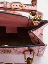 Pink Diana Python Small Tote Bag