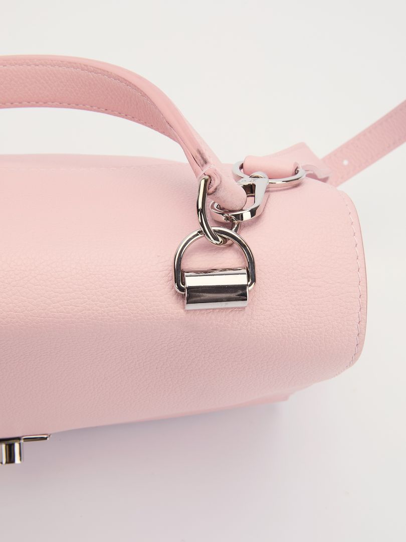 Light Pink PM Lockme Leather Bag With SHW