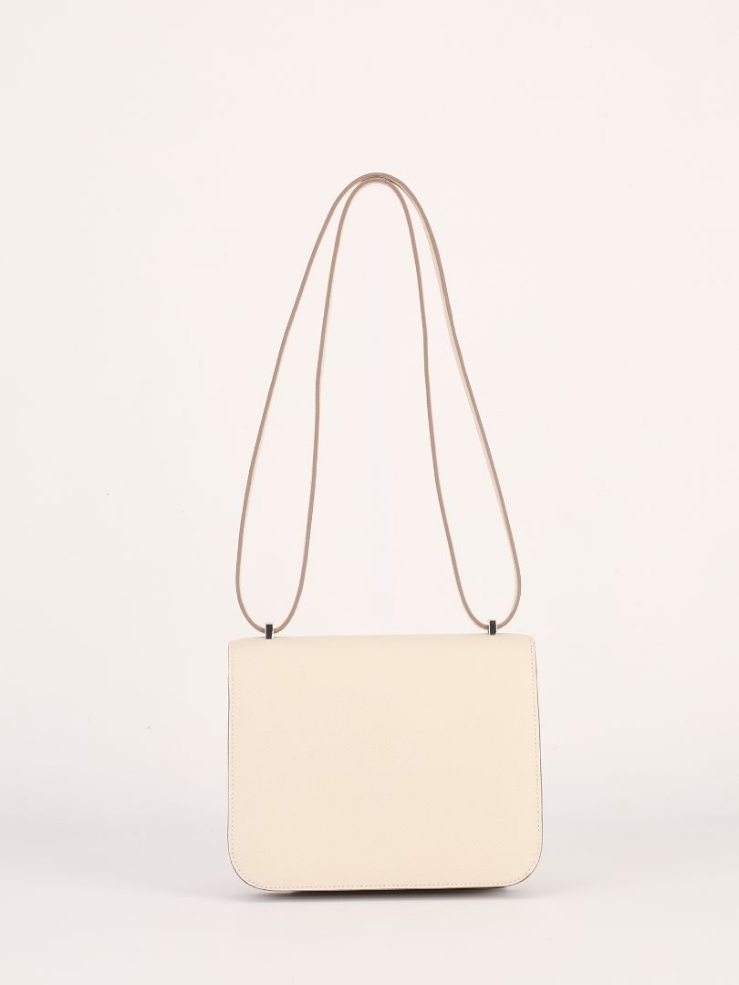 Constance 18 Craie Veau Epsom With Laque Hardware 2025 K Stamp