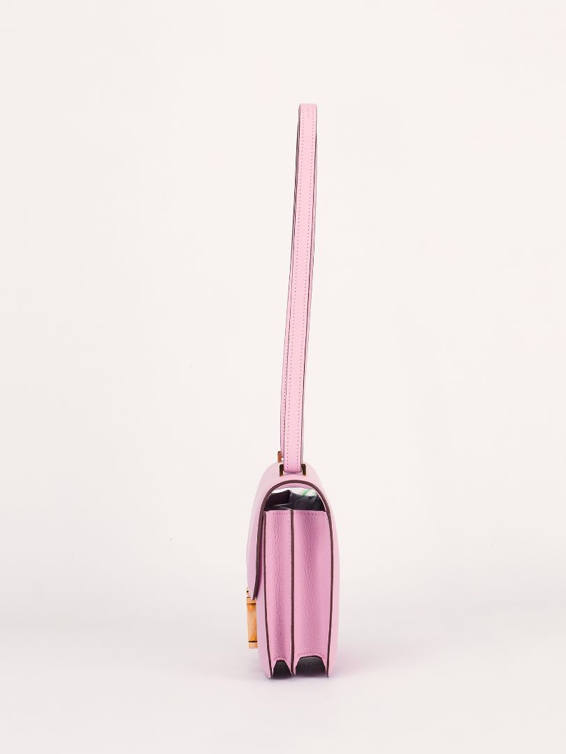 Constance 18 Mauve Sylvestre Chevre Mysore Leather With Rose Gold Hardware 2022 U Stamp