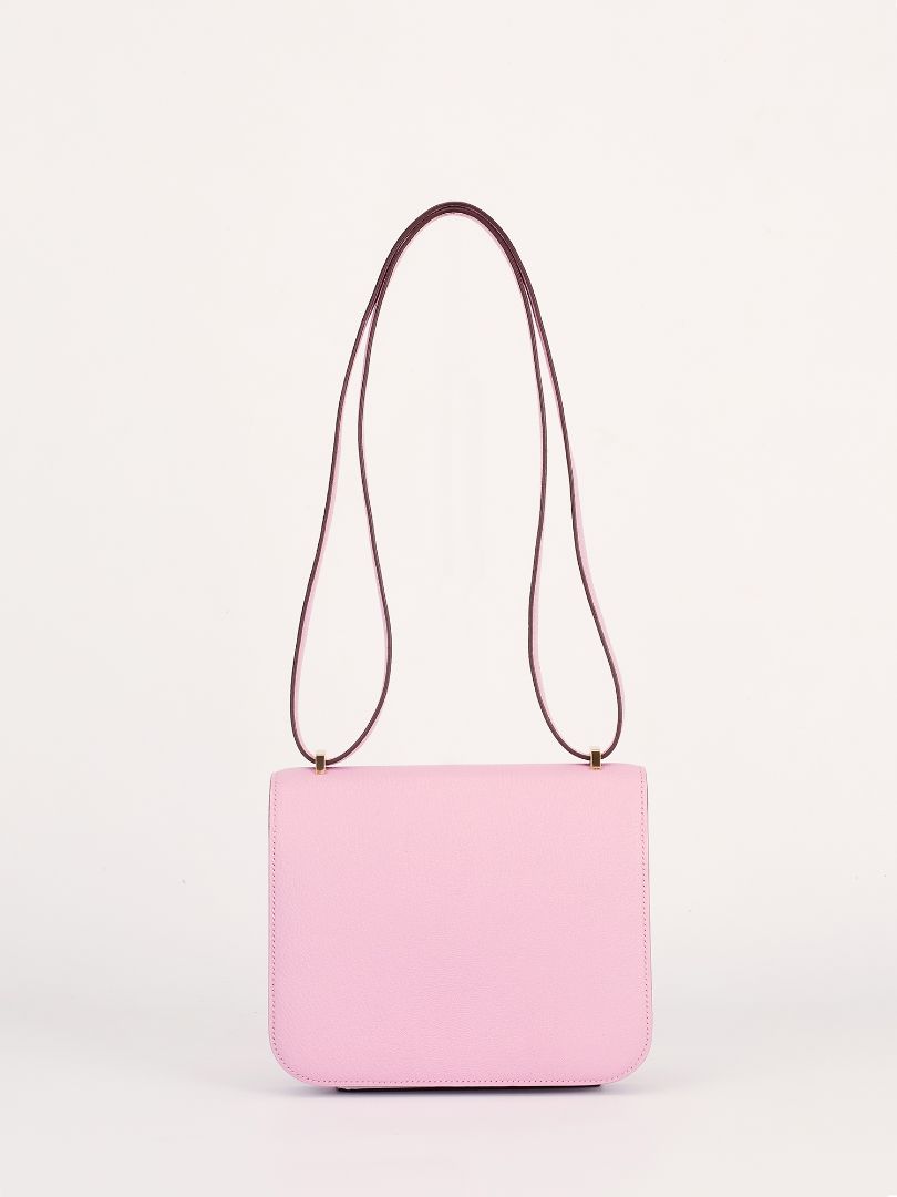 Constance 18 Mauve Sylvestre Chevre Mysore Leather With Rose Gold Hardware 2022 U Stamp