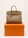 Birkin 35 Etoupe Veau Sellier Epsom With GHW 2021 Z Stamp