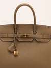 Birkin 35 Etoupe Veau Sellier Epsom With GHW 2021 Z Stamp