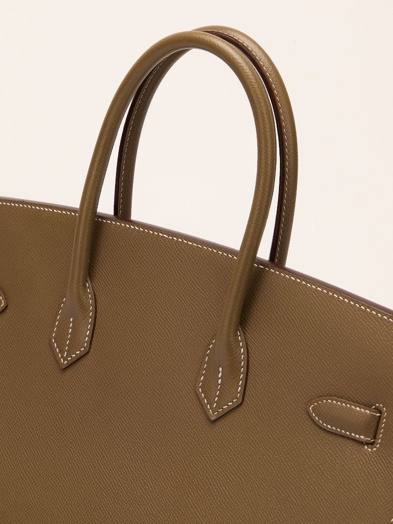 Birkin 35 Etoupe Veau Sellier Epsom With GHW 2021 Z Stamp