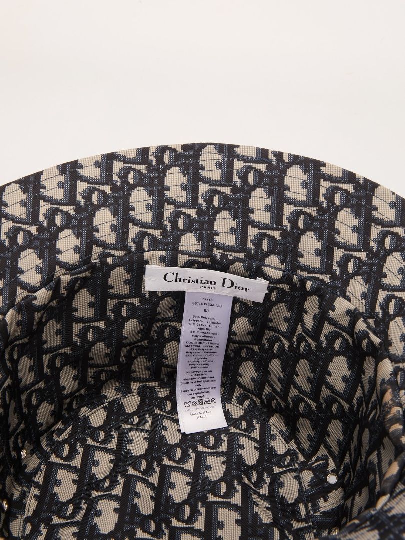 Blue Reversible Teddy-D Small Brim Bucket Hat 58
