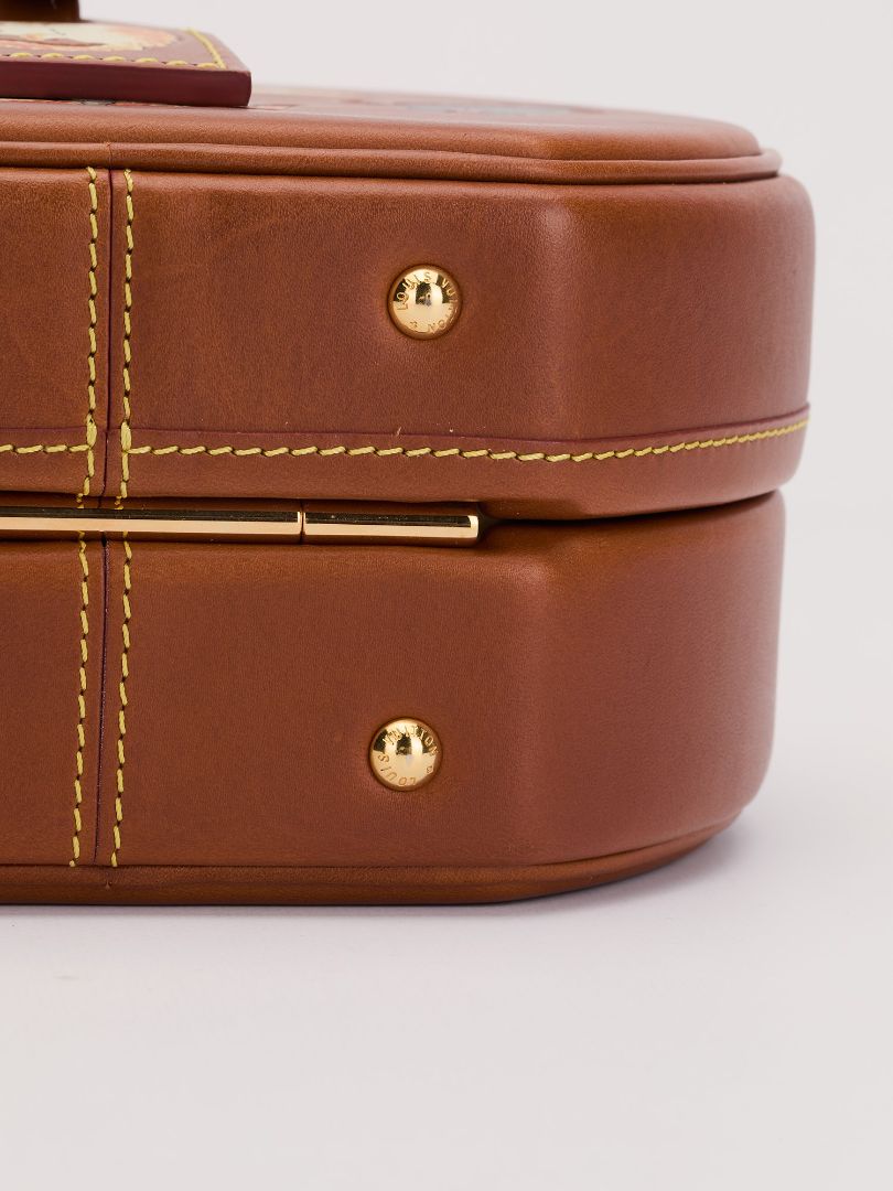 Brown Petite Boite Chapeau Catogram Bag With GHW