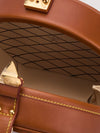 Brown Petite Boite Chapeau Catogram Bag With GHW