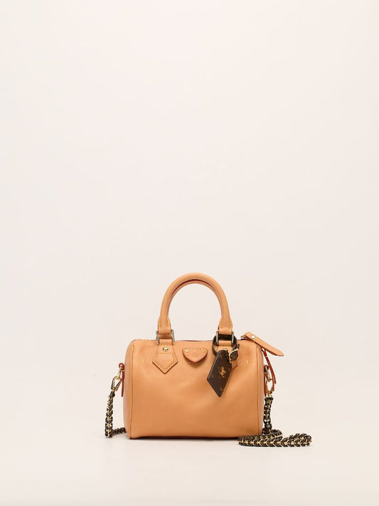 Natural Nomade Leather Speedy 20 Handbag With GHW