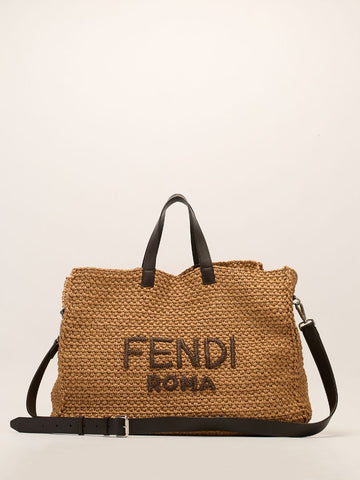 Roma Raffia Shopper Tote