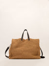 Roma Raffia Shopper Tote