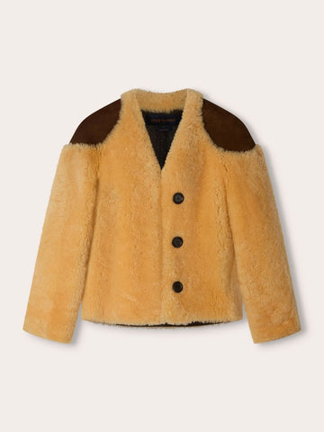 Beige Shearling Jacket