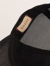 Black GG Embossed Baseball Hat