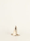 White Acrylic Kiss Clutch With SHW