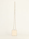 White Acrylic Kiss Clutch With SHW