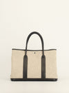 Ecru & Black Garden Party 36 Tote