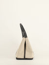 Ecru & Black Garden Party 36 Tote