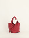 Picotin 18 Rouge Grenat Clemence With PHW Q Square Stamp 2013