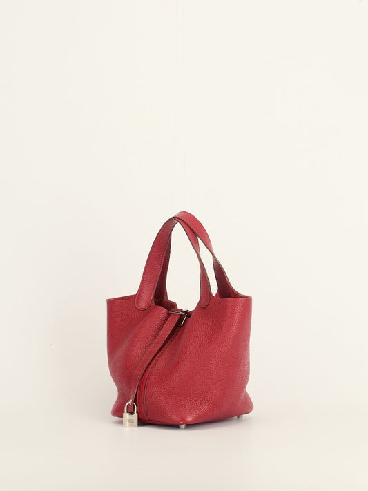 Picotin 18 Rouge Grenat Clemence With PHW Q Square Stamp 2013