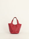 Picotin 18 Rouge Grenat Clemence With PHW Q Square Stamp 2013