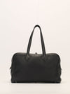 Bleu Indigo Victoria II 35 Clemence Satchel Bag With PHW 2015 T Stamp