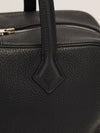 Bleu Indigo Victoria II 35 Clemence Satchel Bag With PHW 2015 T Stamp