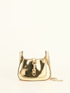 Metallic Gold Jackie Notte Mini Bag With GHW