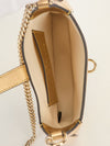 Metallic Gold Jackie Notte Mini Bag With GHW