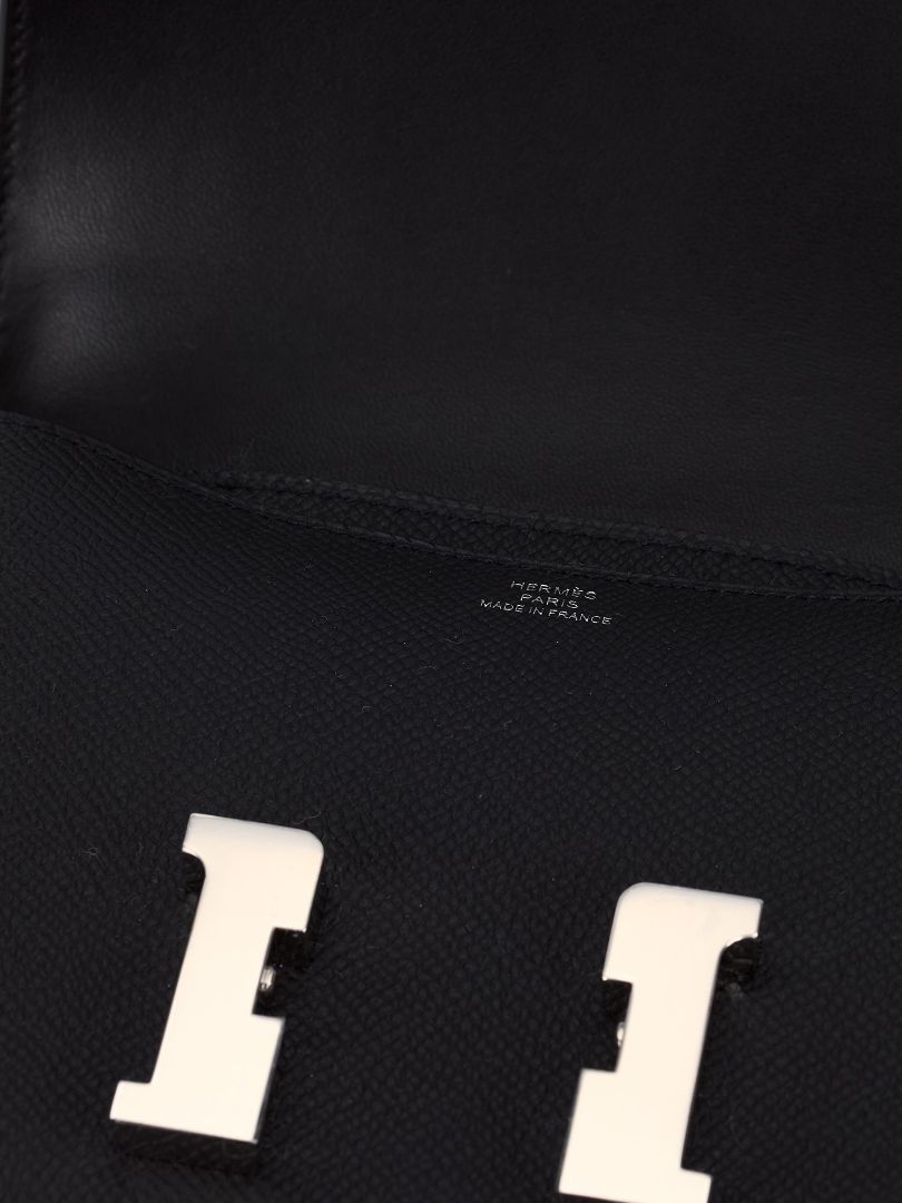 Constance 18 Veau Epsom Noir With PHW 2026 G Stamp