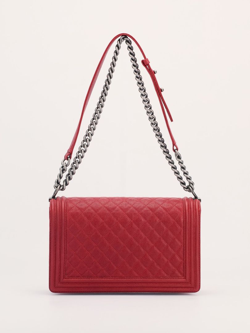Red Caviar Boy Bag With RHW