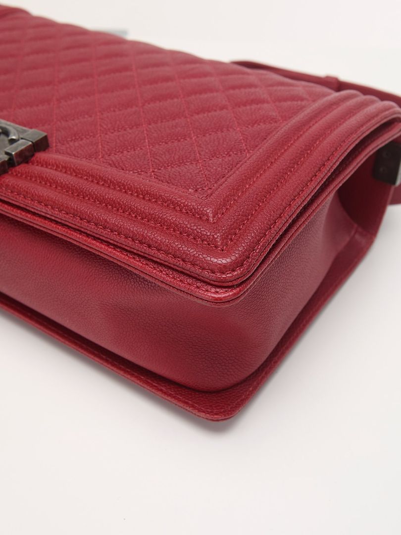 Red Caviar Boy Bag With RHW
