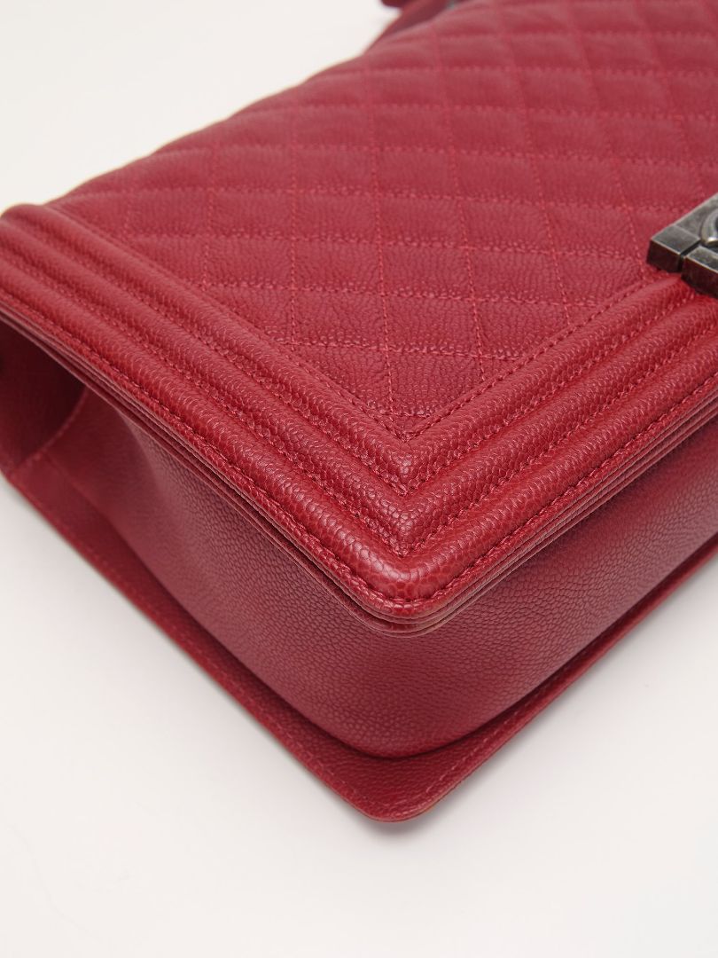 Red Caviar Boy Bag With RHW