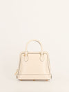 Ivory Small 1955 Horsebit Top Handle Bag With GHW