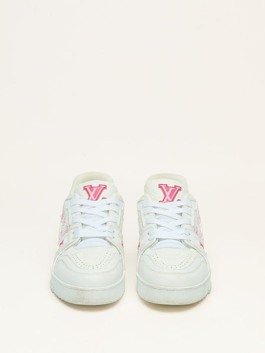 Ltd Edition White & Pink Takashi Murakami Cherry Blossom Trainers
