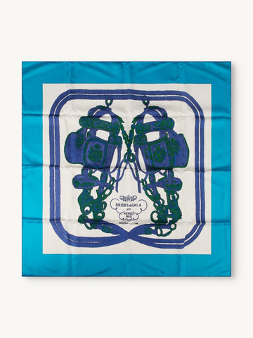 Cobalt Brides De Gala Silk Scarf