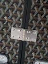 Black Bourget Trolley PM Suitcase With Black Leather Trim