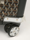 Black Bourget Trolley PM Suitcase With Black Leather Trim