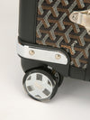 Black Bourget Trolley PM Suitcase With Black Leather Trim
