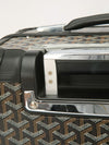 Black Bourget Trolley PM Suitcase With Black Leather Trim