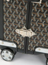 Black Bourget Trolley PM Suitcase With Black Leather Trim