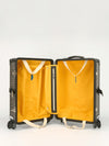 Black Bourget Trolley PM Suitcase With Black Leather Trim