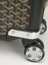 Black Bourget Trolley PM Suitcase With Black Leather Trim