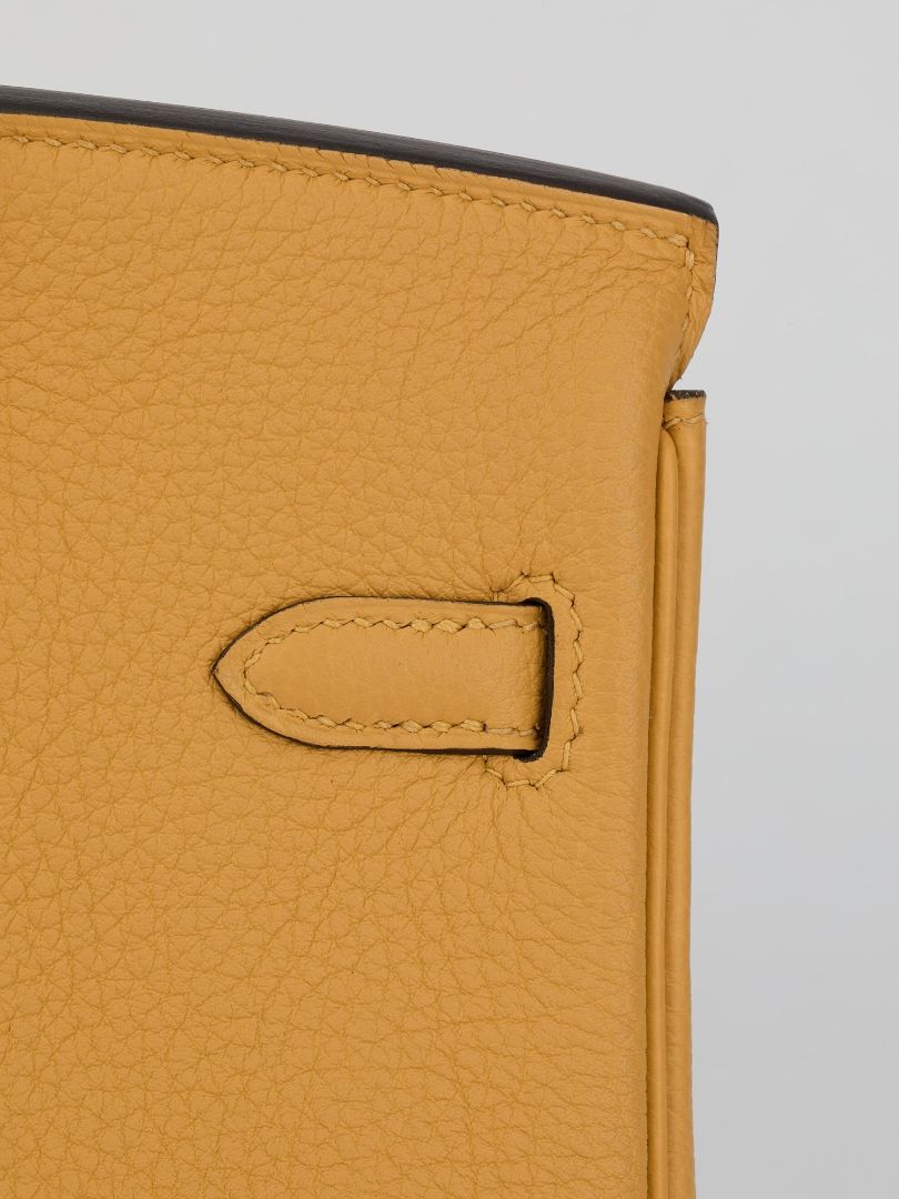 Birkin 25 Paille Veau Togo With PHW 2025 K Stamp