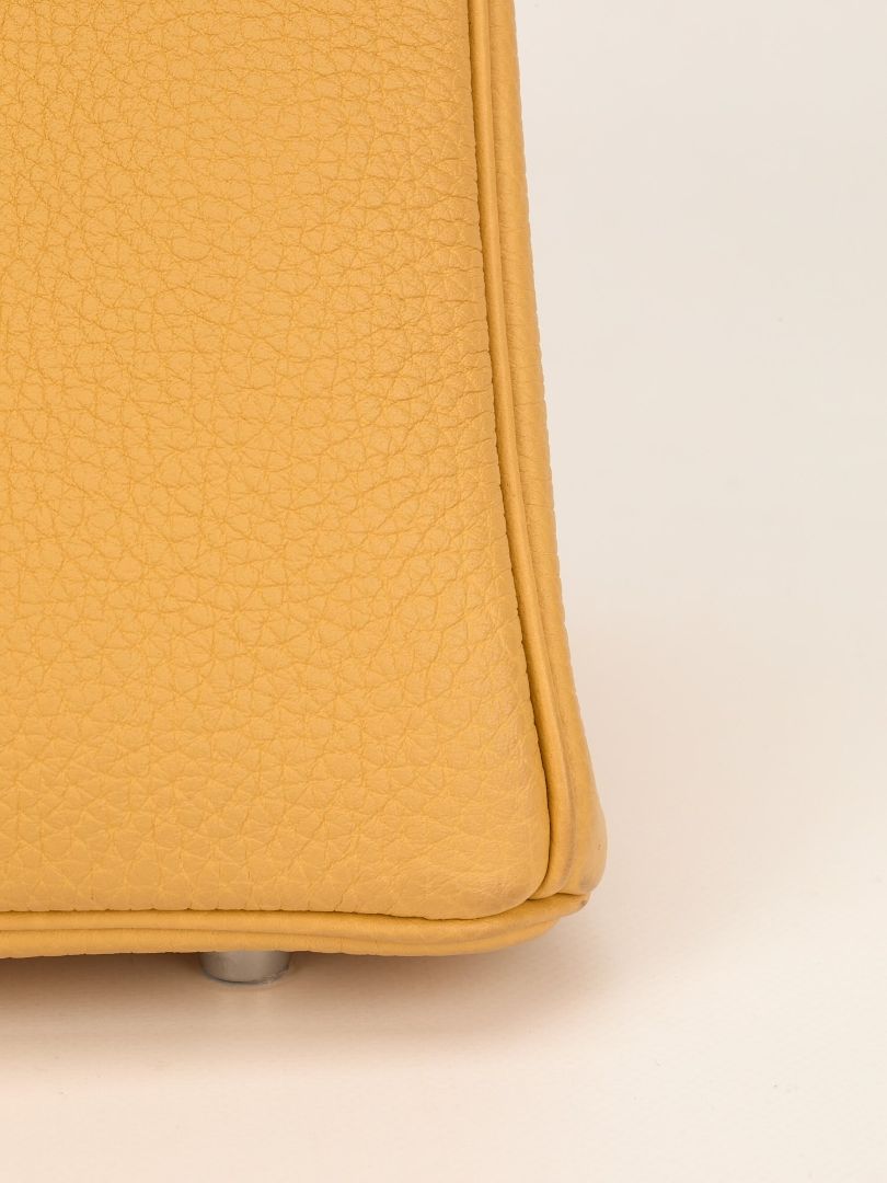 Birkin 25 Paille Veau Togo With PHW 2025 K Stamp
