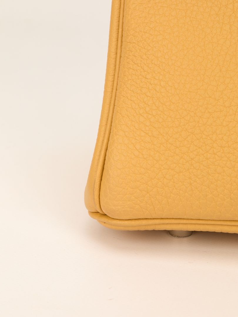 Birkin 25 Paille Veau Togo With PHW 2025 K Stamp