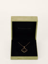 Rose Gold Magic Alhambra Grey Mother Of Pearl Long Necklace
