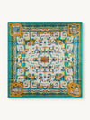 Teal Esprit Ainou Silk Twill Scarf