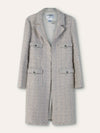 Pink & Silver Vintage Tweed Jacket