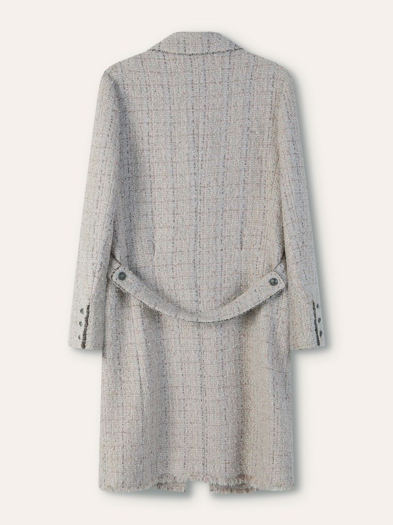Pink & Silver Vintage Tweed Jacket