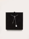 White Gold Small Model Kelly Clochette Necklace With Pavé Diamonds