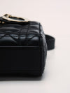 Black Medium Lady D-Joy Bag With GHW